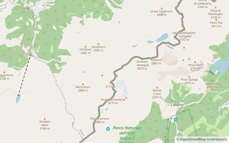 punta marani location map