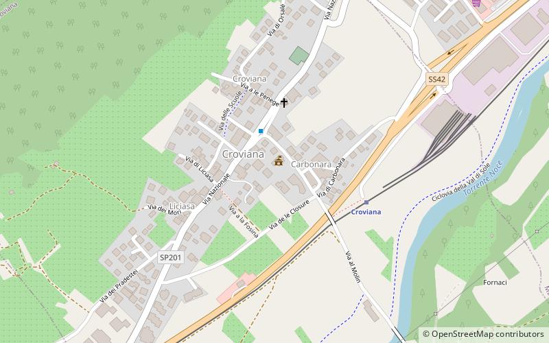 Croviana location map
