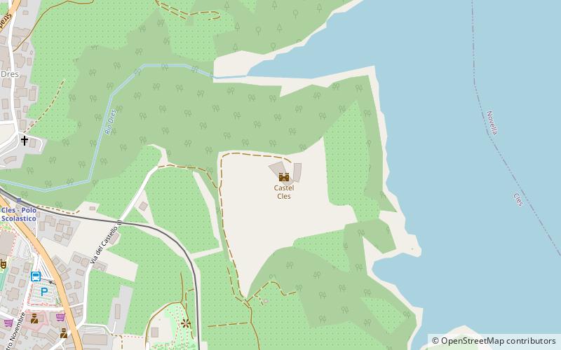 Castel Cles location map