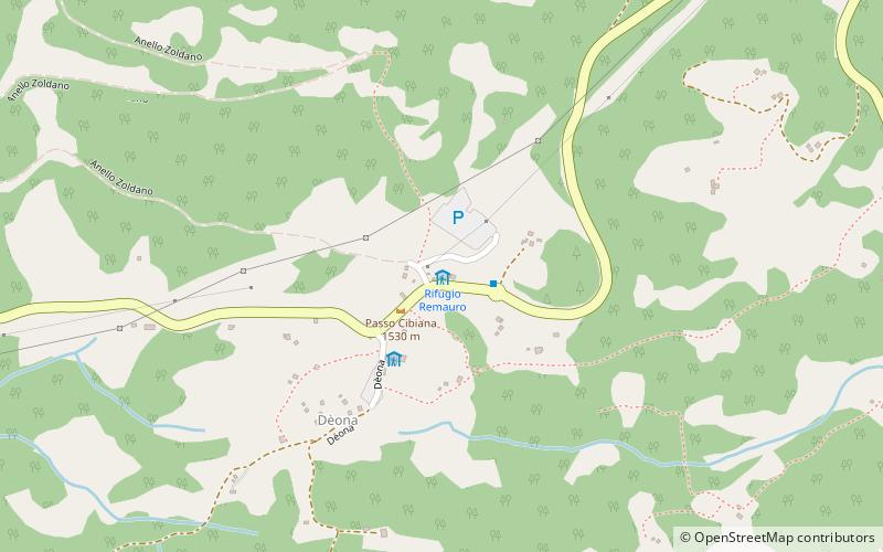 Rifugio Remauro location map