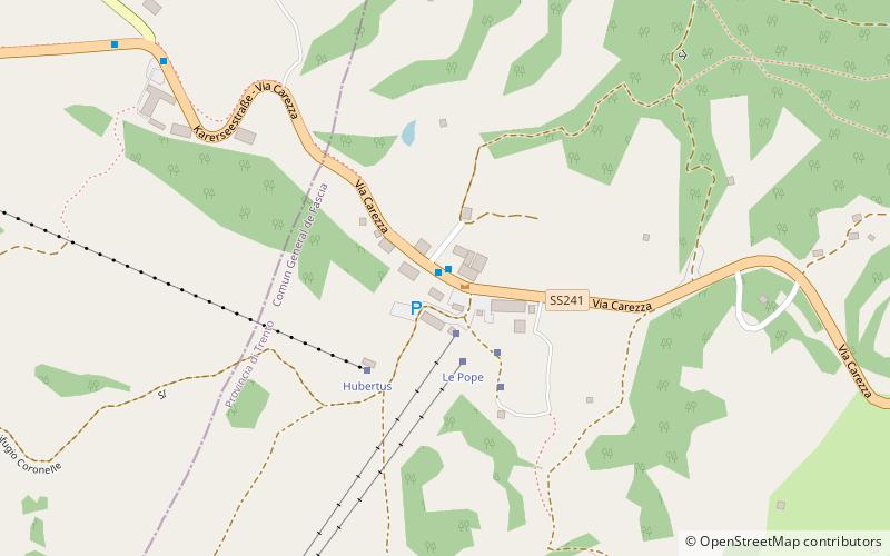 Col de Costalunga location map