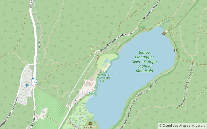 Lac de Monticolo location map