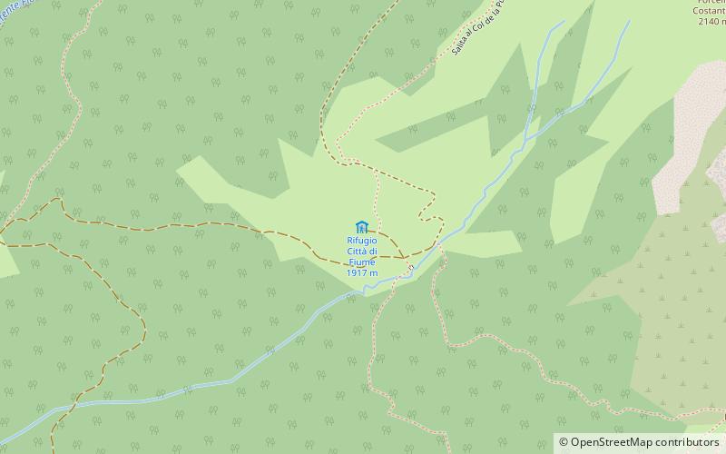 Rifugio Città di Fiume location map