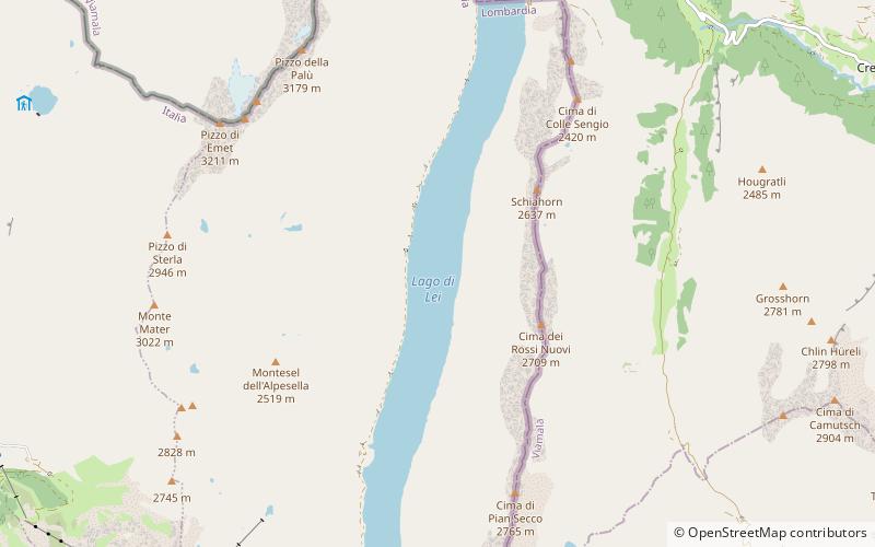 Lac de Lei location map