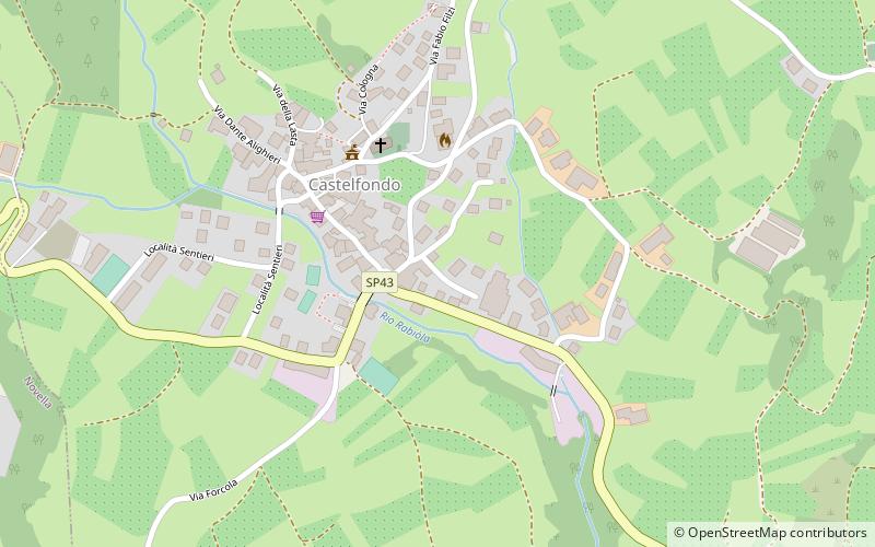 Castelfondo location map