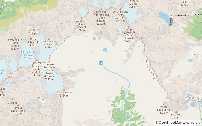 Rifugio Dorigoni location map