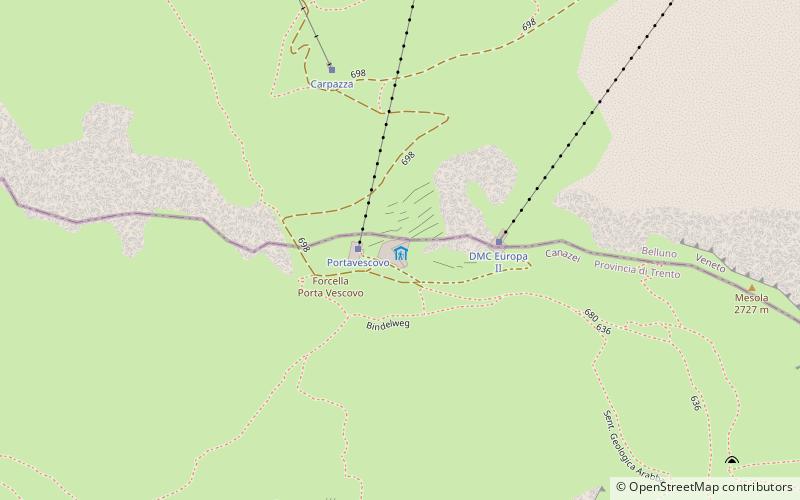 rifugio luigi gorza location map