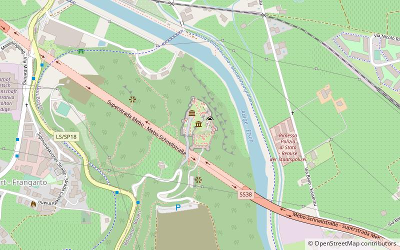 Sigmundskron Castle location map