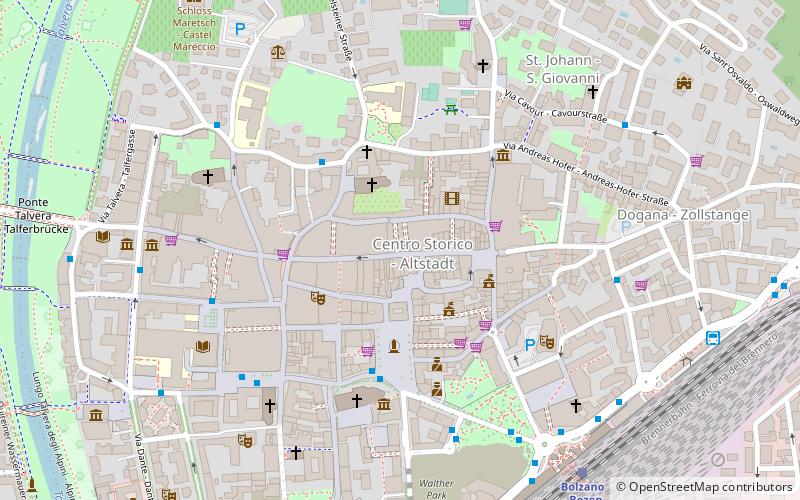 Stadtarchiv Bozen location map
