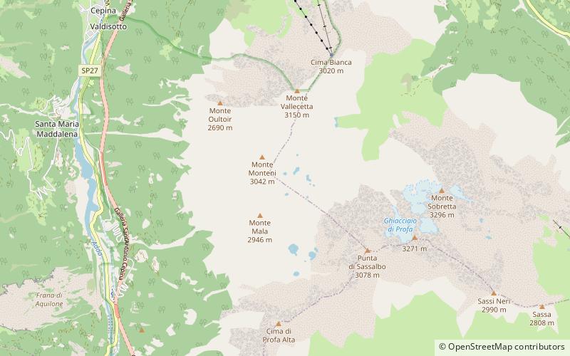 Sobretta-Gavia Group location map