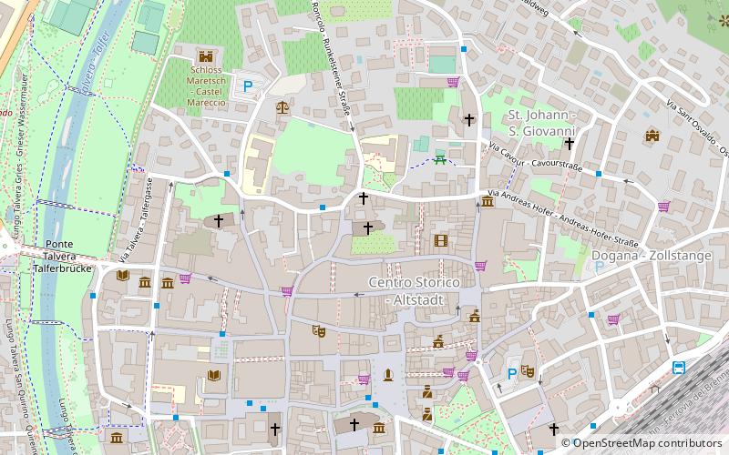 Franziskanerkloster Bozen location map