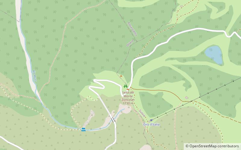 Monte Zoncolan location map