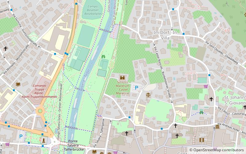 Schloss Maretsch location map