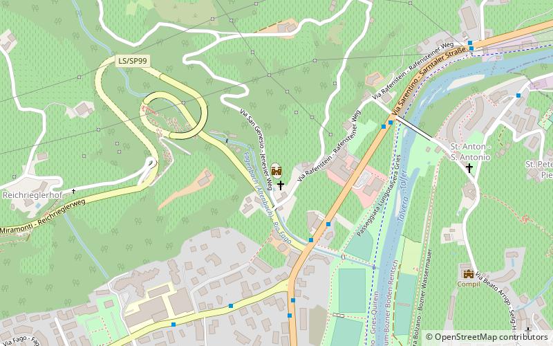Burgruine Treuenstein location map