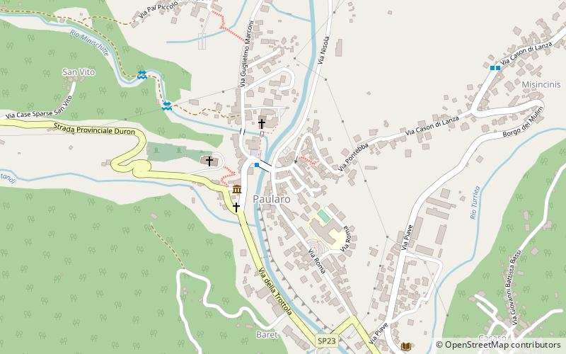 Paularo location map