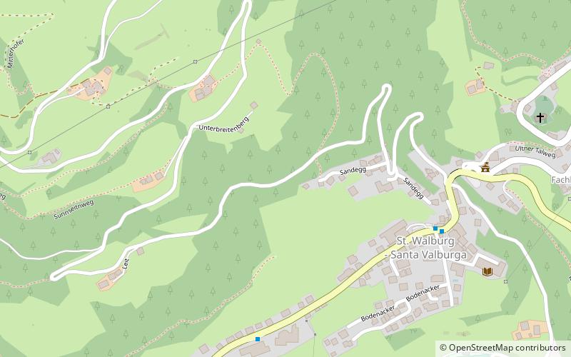 Ultental location map