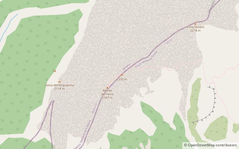 monte ferro location map