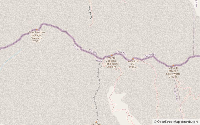 Alpes de Carintia y de Eslovenia location map