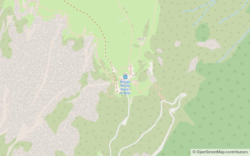 Rifugio Monte Piana - A. Bosi location map