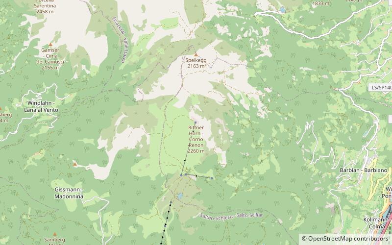 corno del renon location map