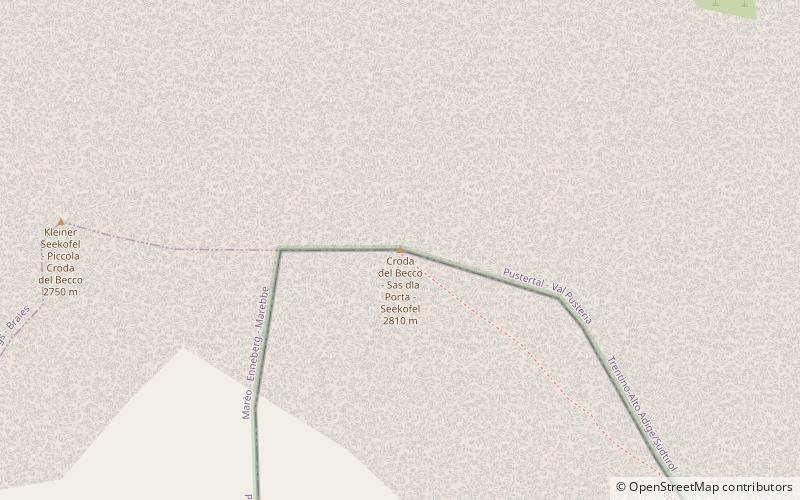 Seekofel location map