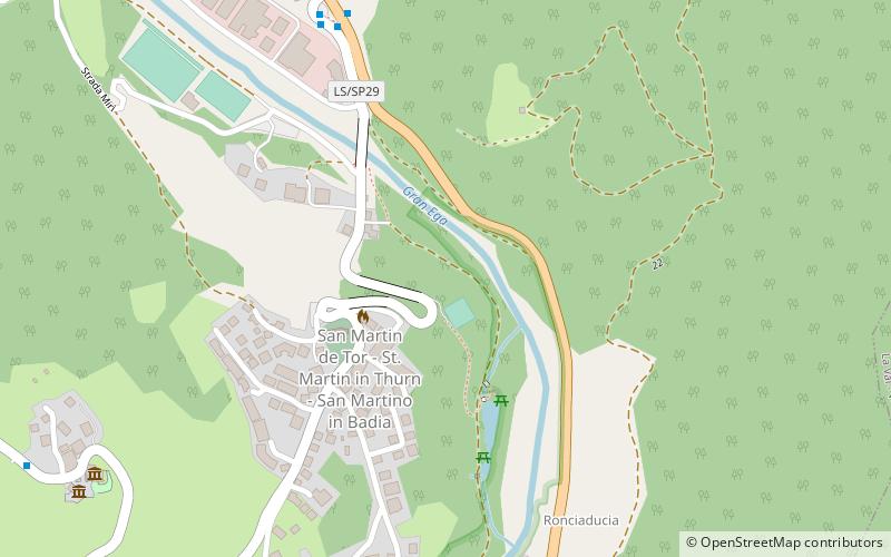 Gadertal location map