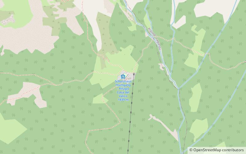 Schutzhaus Hochgang location map