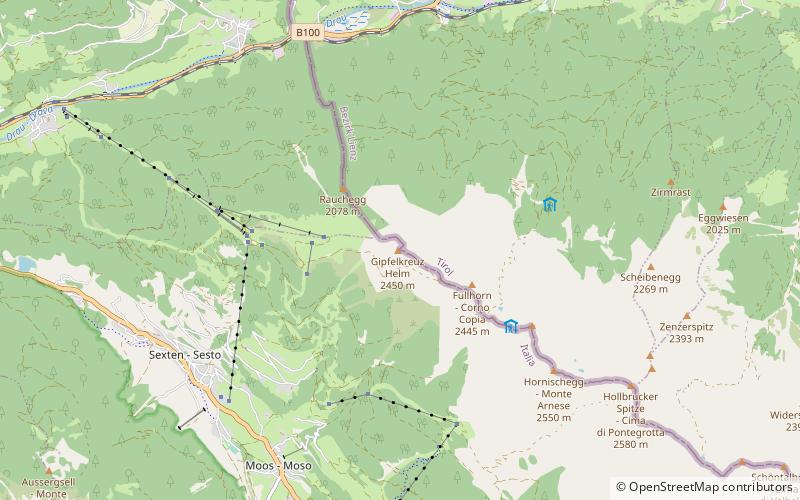 Monte Elmo location map