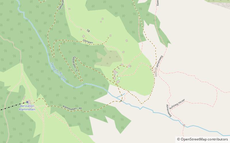 Hirzerhütte location map