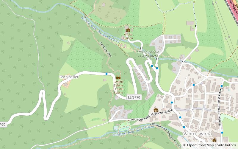 Burgruine Salern location map