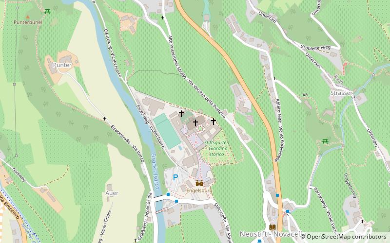 Neustift Abbey location map