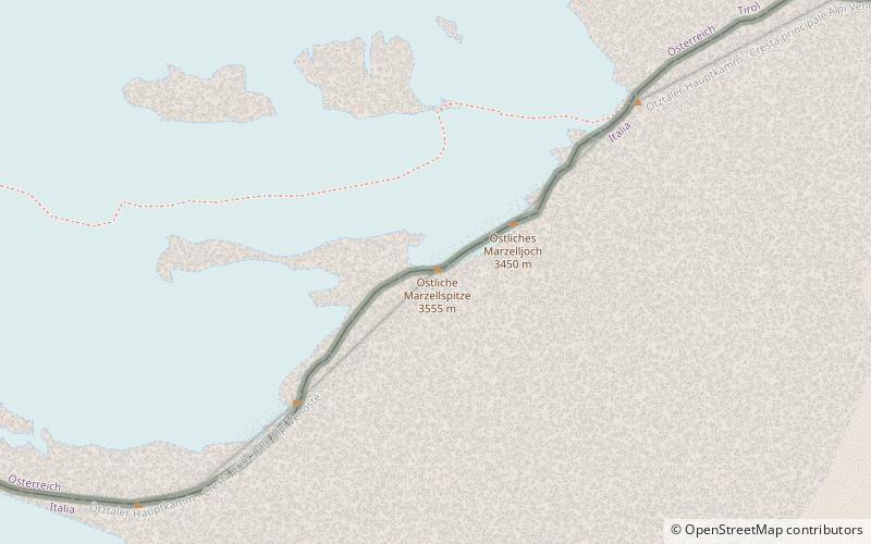Östliche Marzellspitze location map