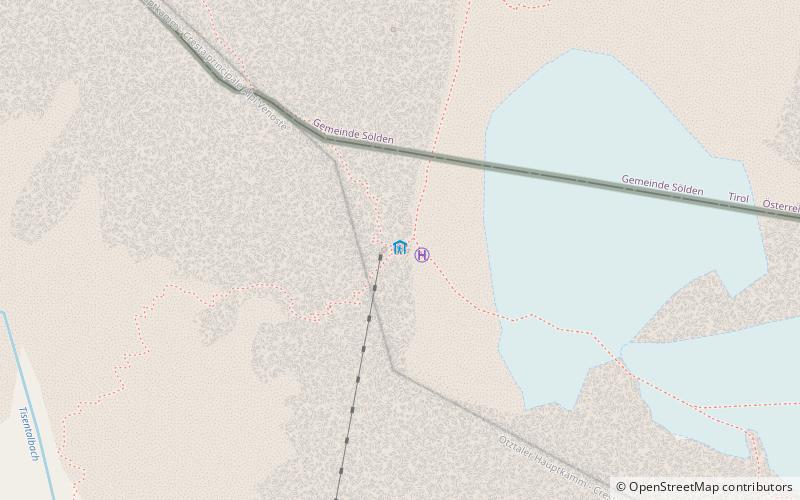 Similaunhütte location map