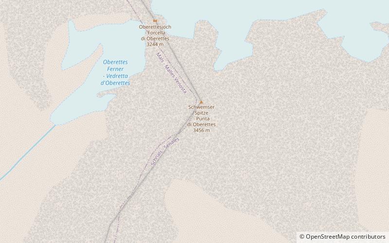 Schwemser Spitze location map