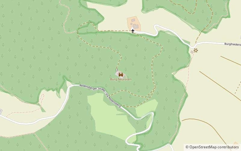 Burgruine Neurasen location map