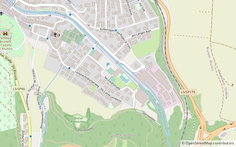 Freibad Bruneck - Piscina scoperta Brunico location map