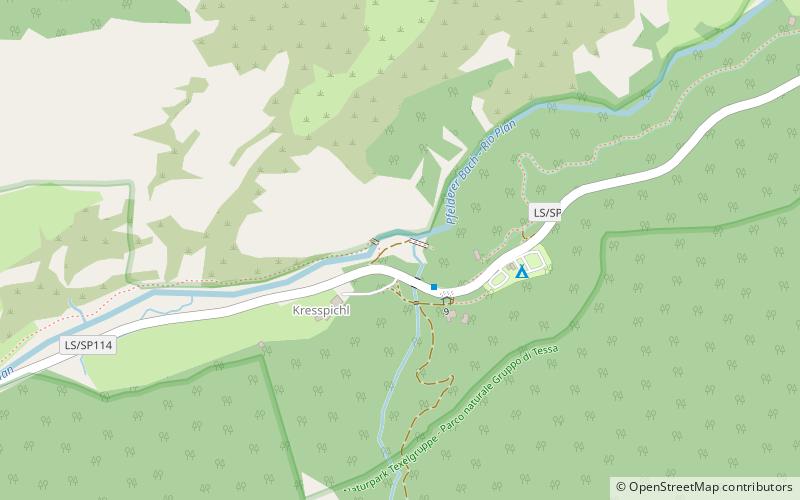 Pfelderer Tal location map
