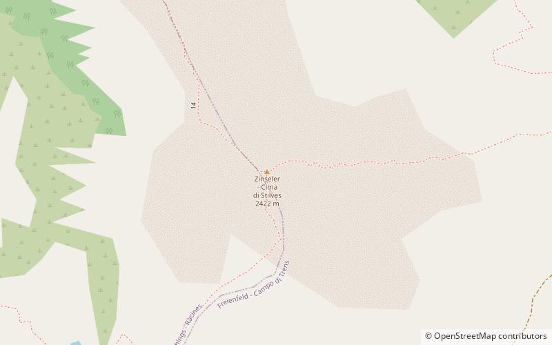 Zinseler location map
