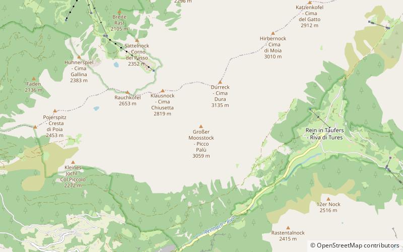 Großer Moosstock location map