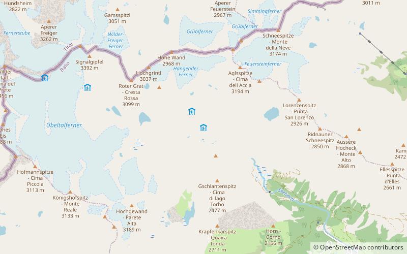 Grohmannhütte location map