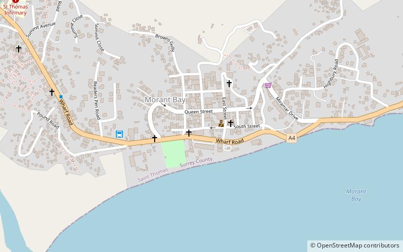 Morant Bay location map