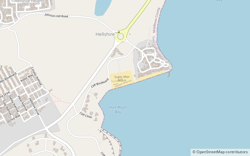 sugar man beach kingston location map