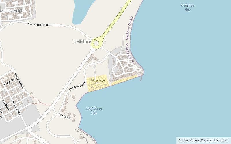 Hellshire Beach location map