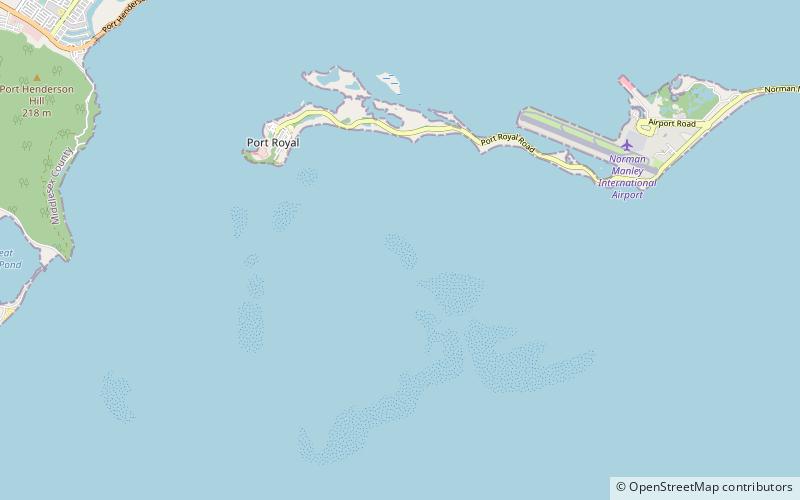 Lime Cay location map