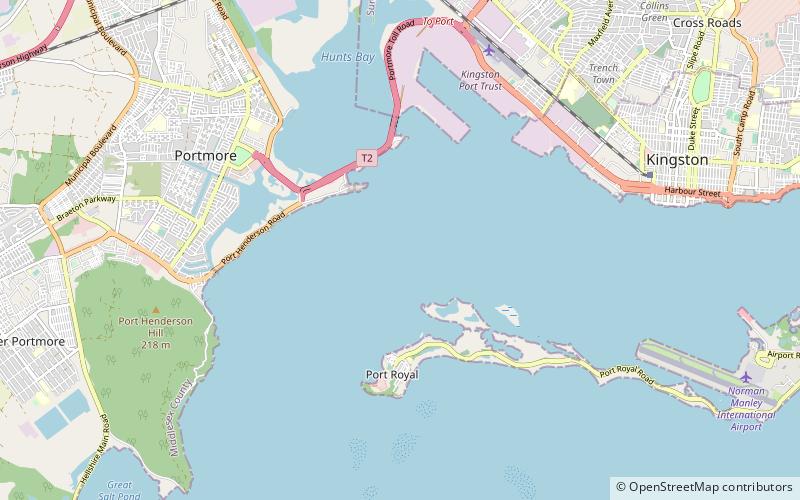 cagway bay kingston location map