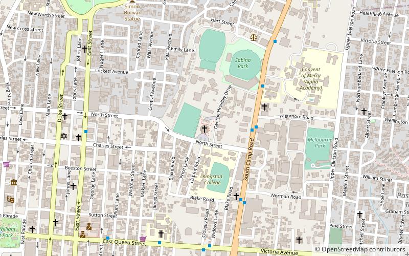 holy trinity cathedral kingston location map
