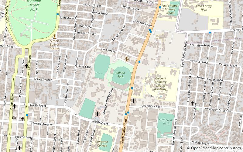 Sabina Park location map
