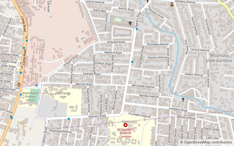 Vineyard Town location map