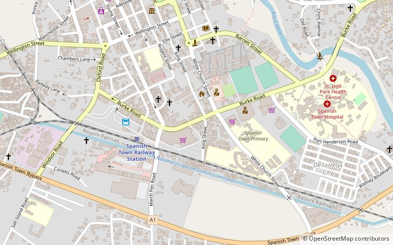 heritage mall spanish town location map