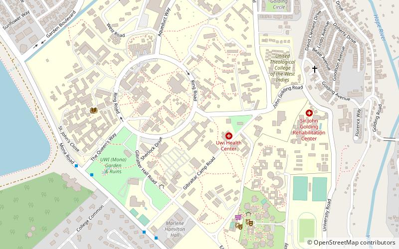 Université des Indes occidentales location map